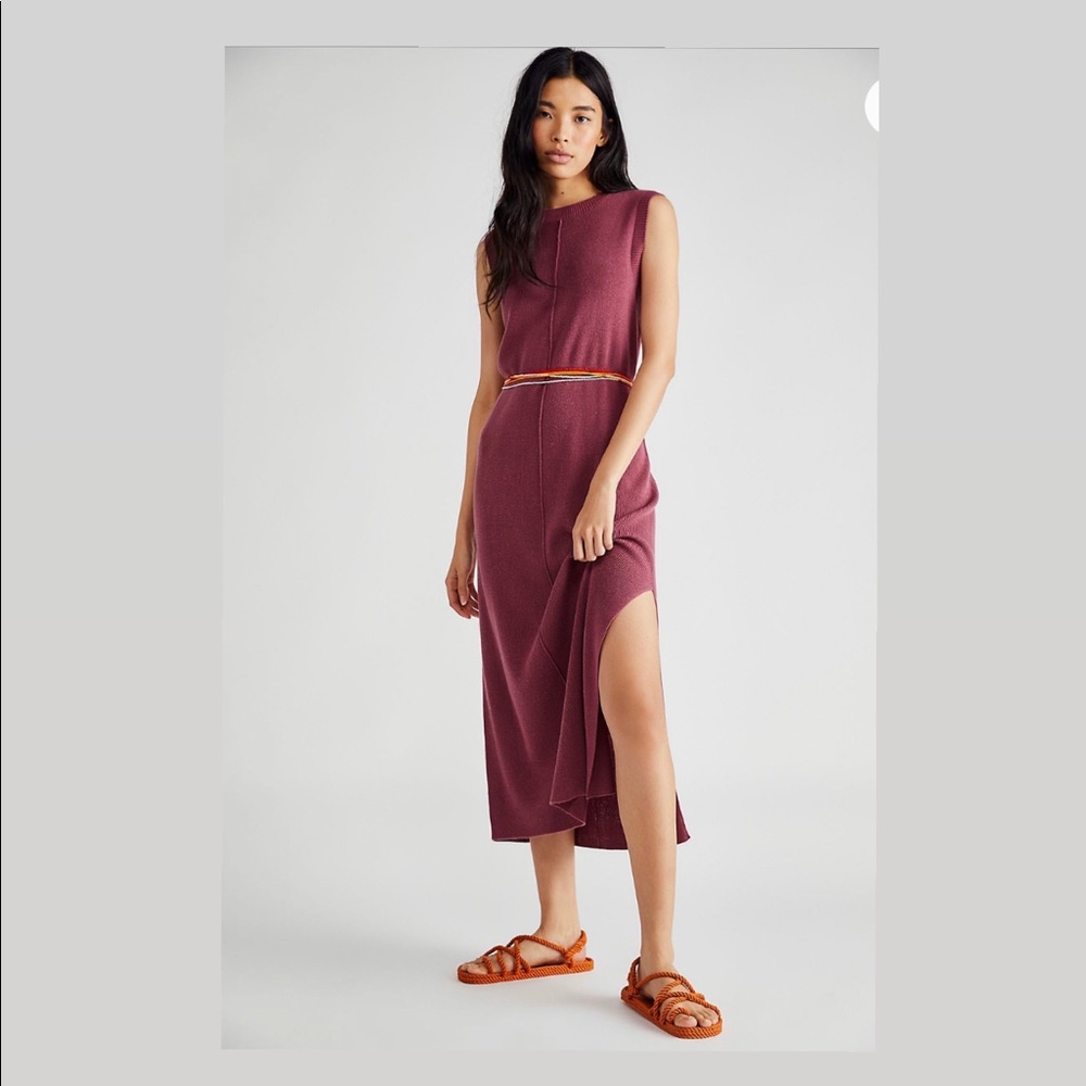 Free people Dynasty sweater midi dress